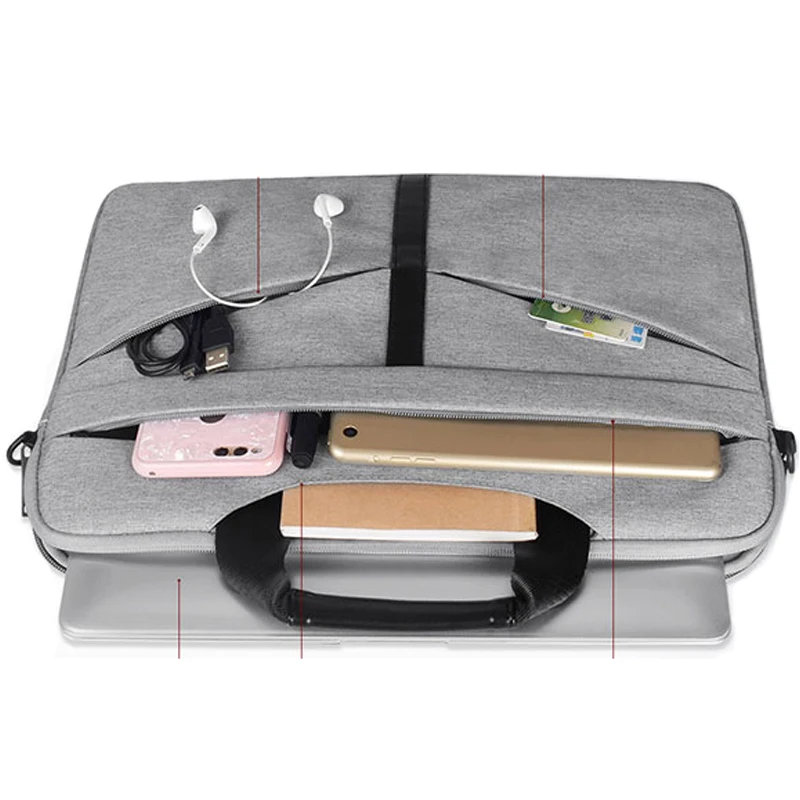 Нейлоновая сумка мессенджер для ноутбука Xiaomi Surface Mackbook 13 14 15 4 6 чехол женщин и