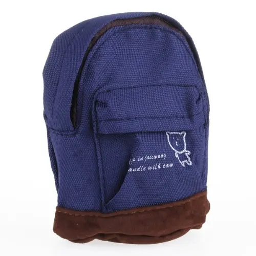 Оптовая продажа 5 * Monedero Tarjetero Bolso Bolsillo Lona Forma De Mochila oito Azul | Багаж и сумки