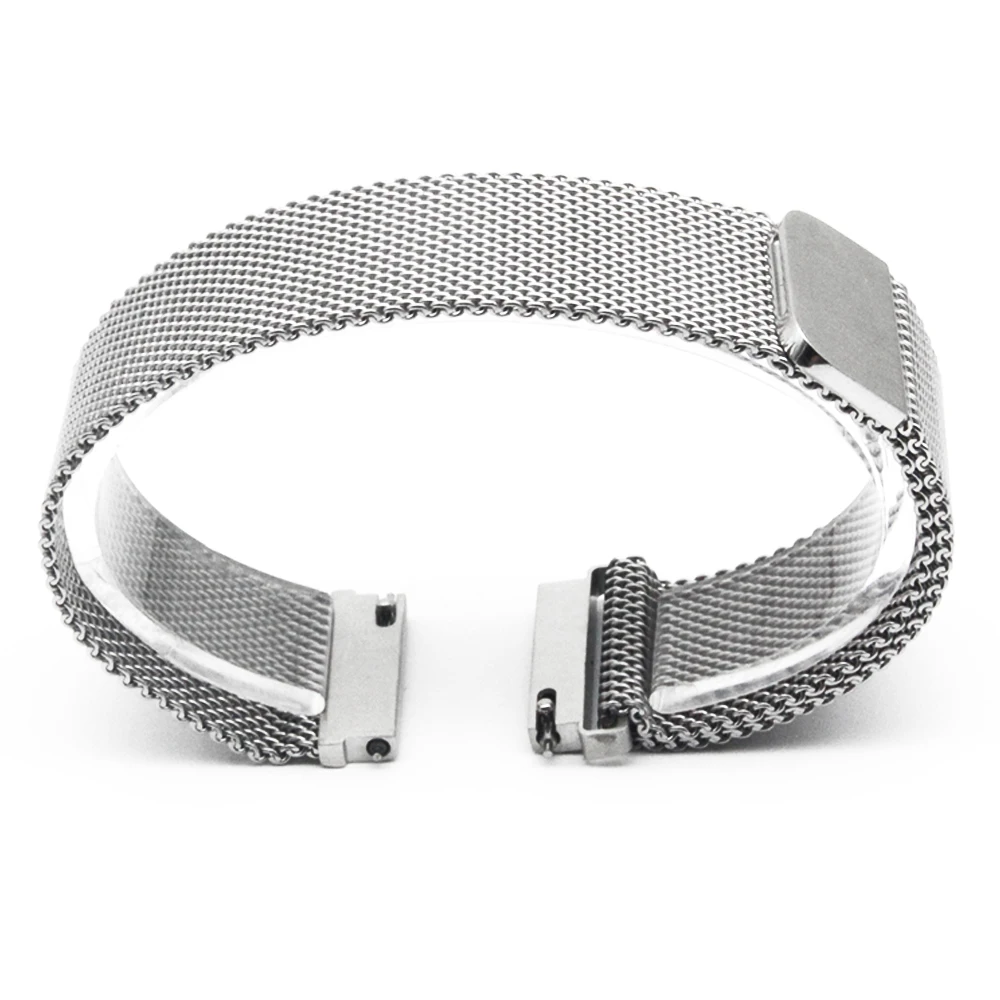 Stainless Steel Watch Band 22mm for Asus ZenWatch 1 2 Men WI500Q WI501Q Magnetic Clasp Strap Quick Release Loop Belt Bracelet