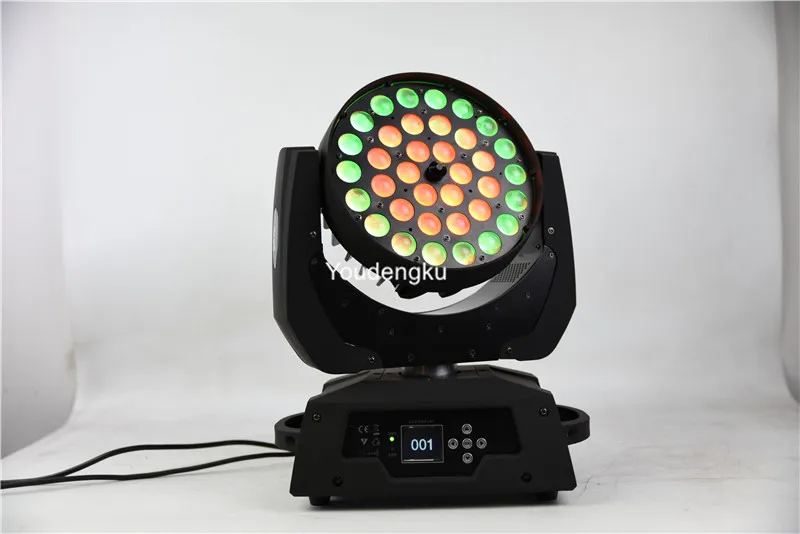 10pcs zoom 36 led moving head light 36x15w rgbwa 5in1 used wash with ring control | Лампы и освещение