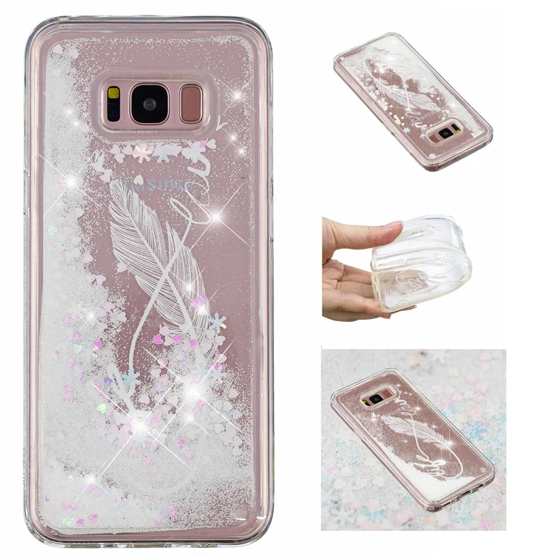 Luxury Glitter Liquid Sand Quicksand Phone Soft TPU Silicone Case Cover Shell Coque Funda for Samsung Galaxy S7 Edge S8 S9 Plus |
