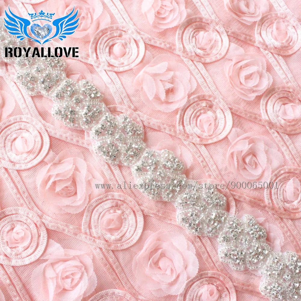 1 ярд шитье по дешевой расшитой бисером горячей фиксации Bling аппликация V форма