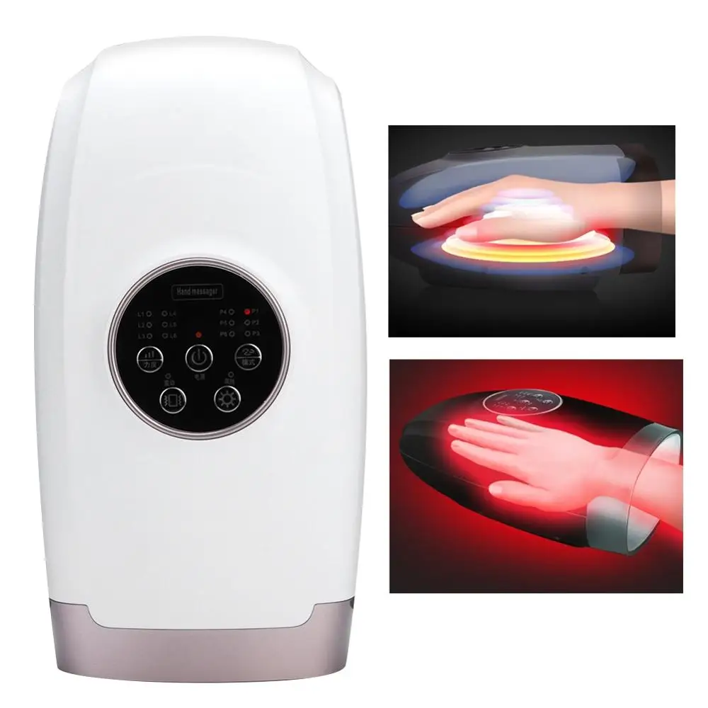 Meilleur Vibromasseur électrique Pour Massage Des Mains Et Des Articulations, Compression à Chaud, Pression D'air, Outil De Massage Du Poignet, Interface USB