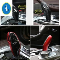 accessory stalls gearshift head shift knob frame cover trim plastic for bmw 5 series g30 530i 2017 2018 2019 2020 2021