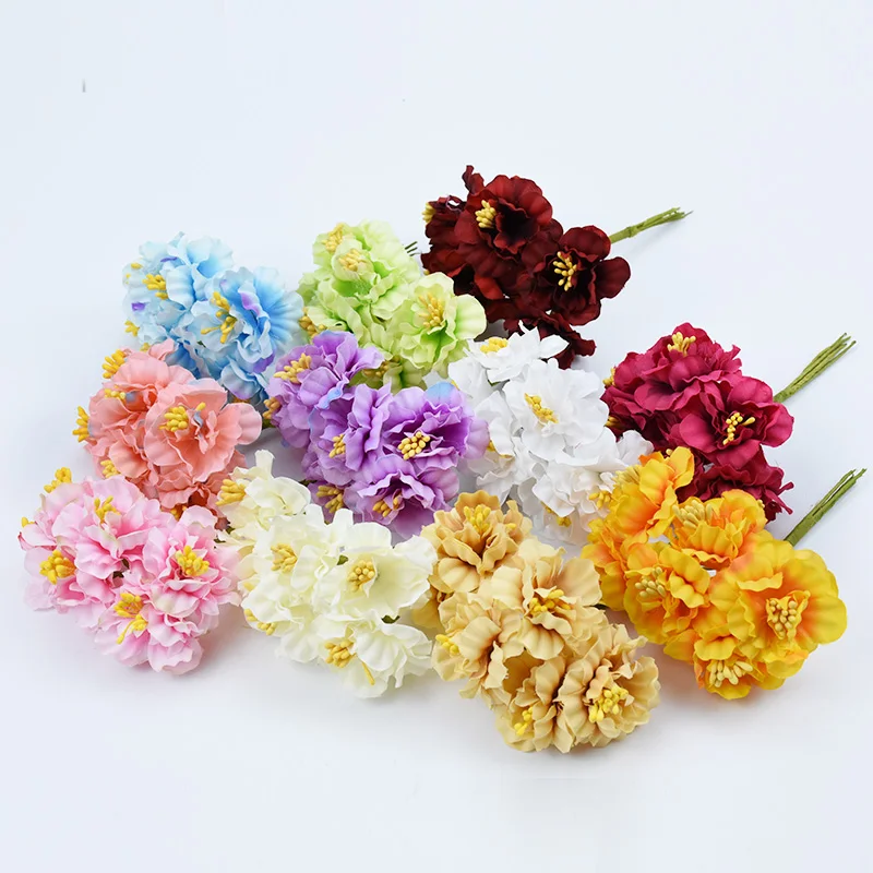 Искусственные растения ненастоящие stamen diy подарки коробка конфет вазы для