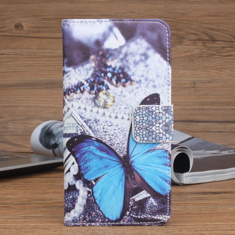 Для ZTE Blade V8 флип чехол Кожаный ПУ Пластиковая крышка кошелек stick Art Design Pattern Стенд
