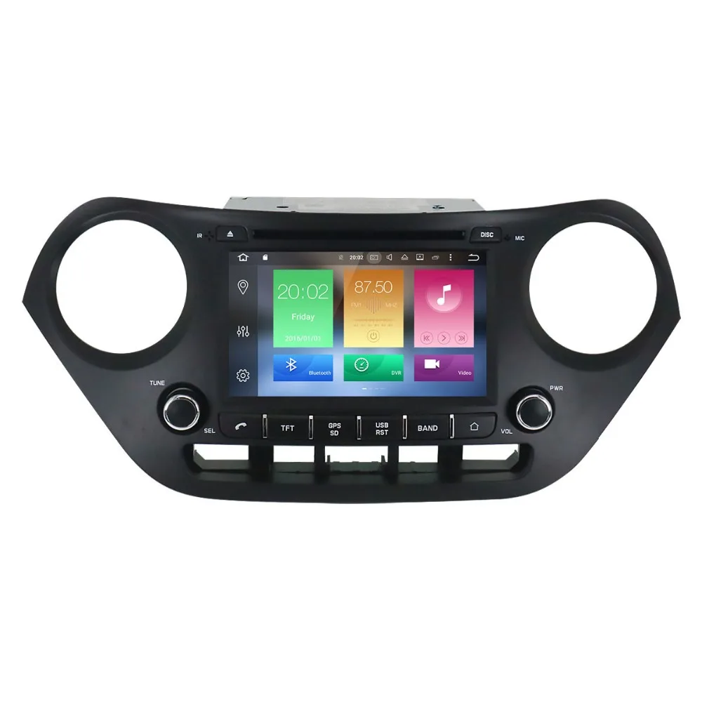 Автомобильное радио DVD плеер gps навигатор Android 8 0 7 1 для hyundai I10 I 10 2013 2018 левый и
