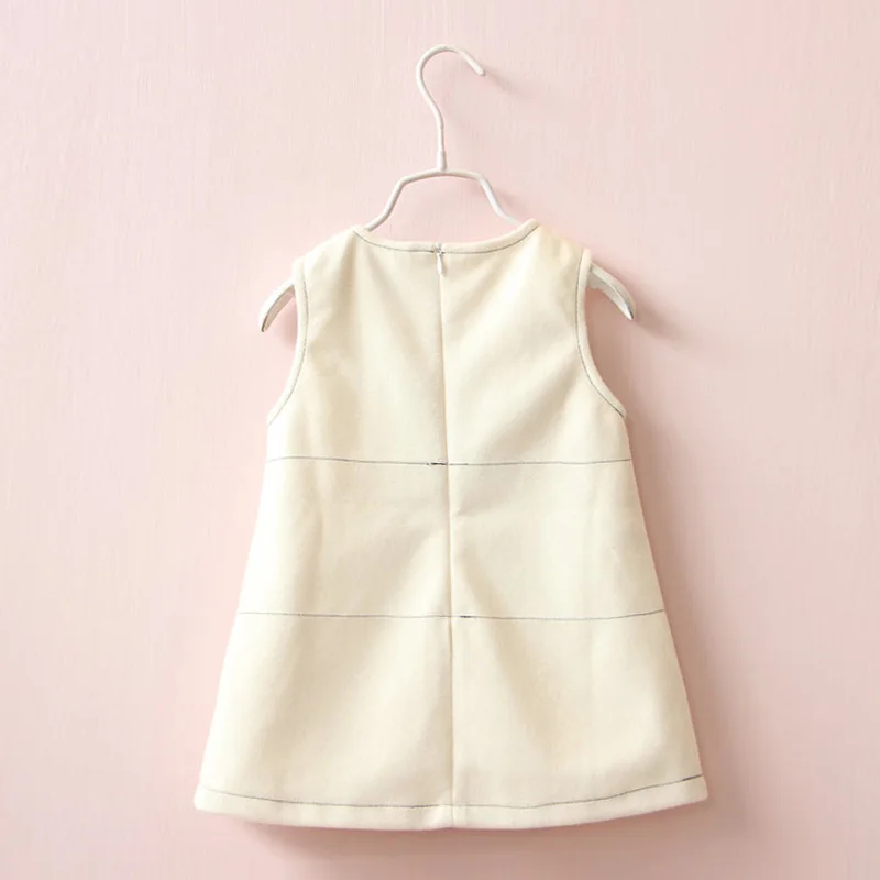 Новинка 2019 года сезон осень-зима платье-майка для девочек Одежда с изображением