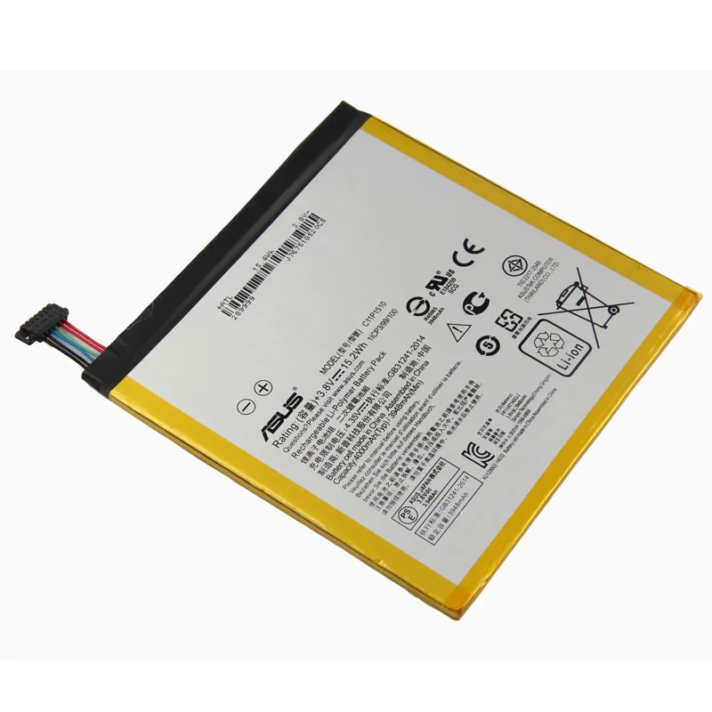 Оригинальный аккумулятор для планшета ASUS C11P1510 ZenPad S 8 0 Z580CA 4000 мАч|Аккумуляторы