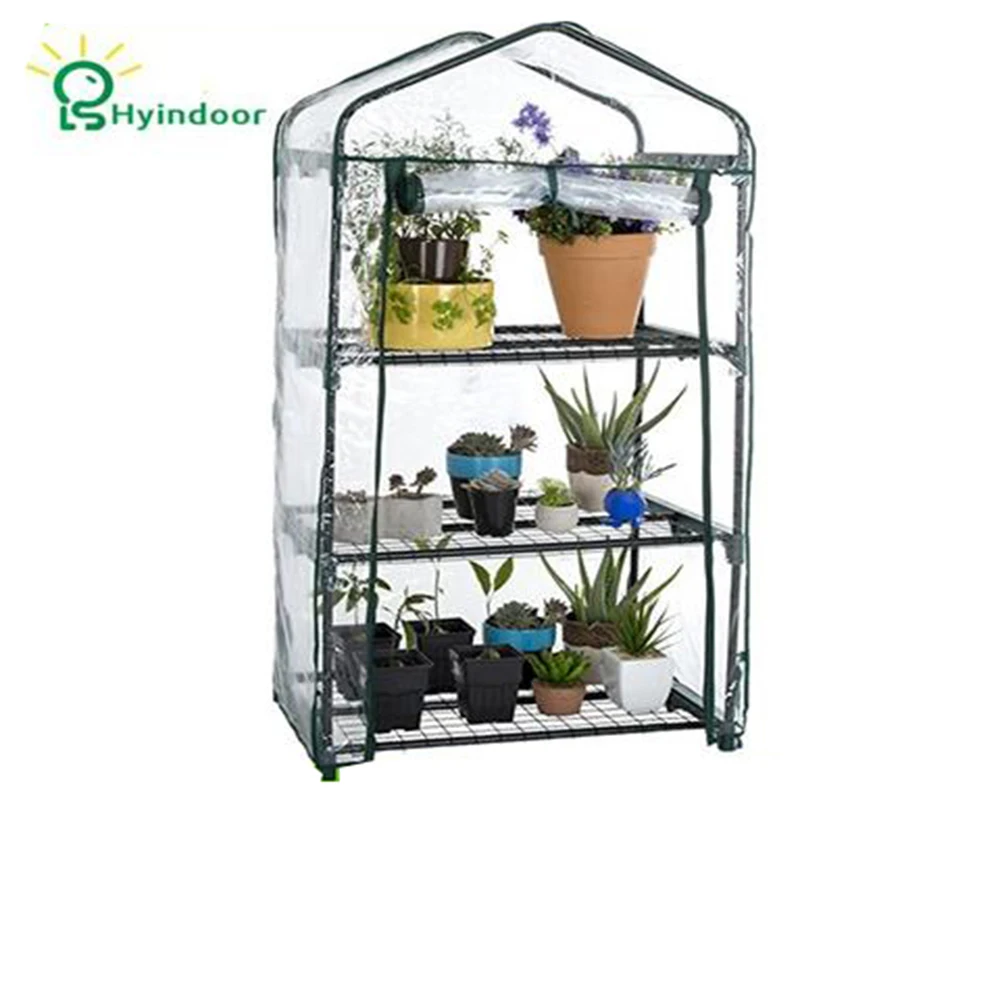 Hyindoor Садовые принадлежности сельскохозяйственная теплица Sunroom садовые ПВХ Мини