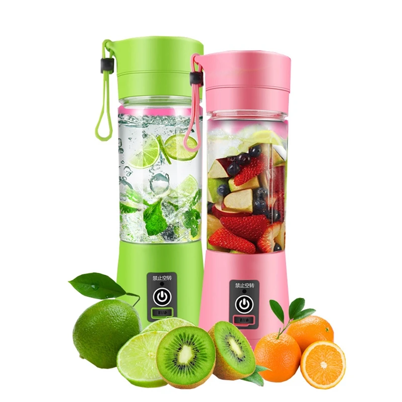 

HIMOSKWA 380ml Portable USB Fruit Juicer Travel Mini Electric Juicing Cup Extractor For Student By Computer Power Bank