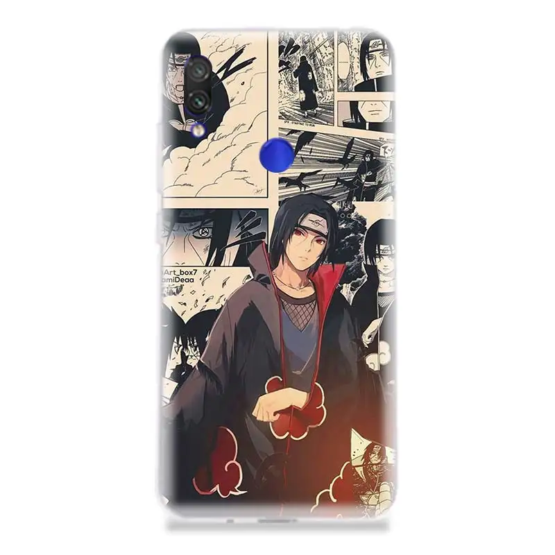 Аниме Uchiha Наруто Забавный силиконовый чехол для Xiaomi Redmi Note 4 4X5 5A 6 7 Pro Redme S2 GO Art