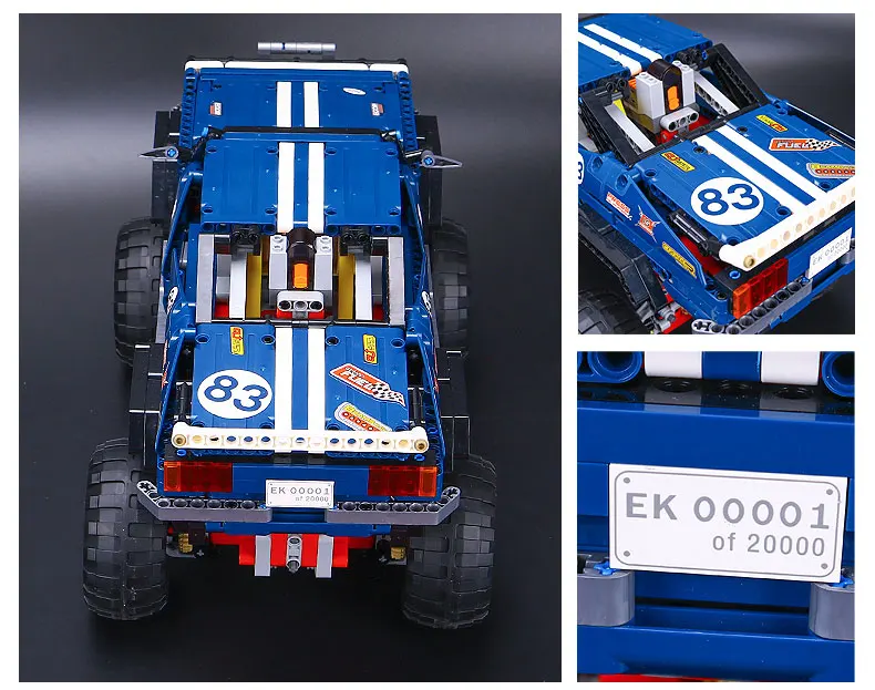 DHL 20011 Technic Motors 41999 4x4 Crawler Exclusive Edition of off-road vehicles Set Building blocks Bricks Boy Gifts
