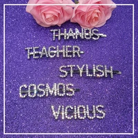 unique hair accessories rhinestone words hairclip blingbling bobby pins hairslide high quality hair jewelry gift wholesale