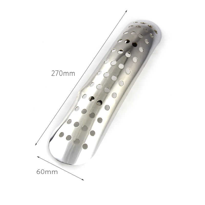 Выхлопной тепловой экран для мотоцикла хромированная стальная тепловая защита