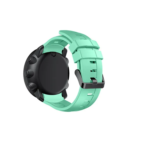 mint green Силиконовый ремешок для часов Suunto AMBIT3 вертикальный браслет для Suunto Traverse/Alpha/Spartan сменные ремешки с инструментами - Цвет: mint green