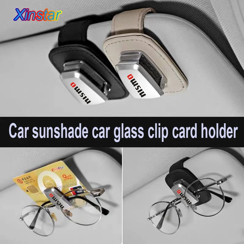 

New car sunshade car glass clip card holder sticker for Nissan Tiida Sunny QASHQAI MARCH LIVINA TEANA X-TRAI