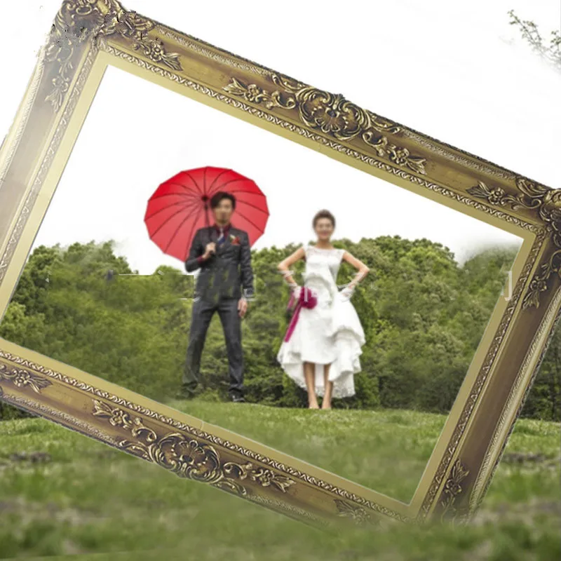 Винтажная Европейская бумажная фоторамка реквизит для свадебного торжества дня