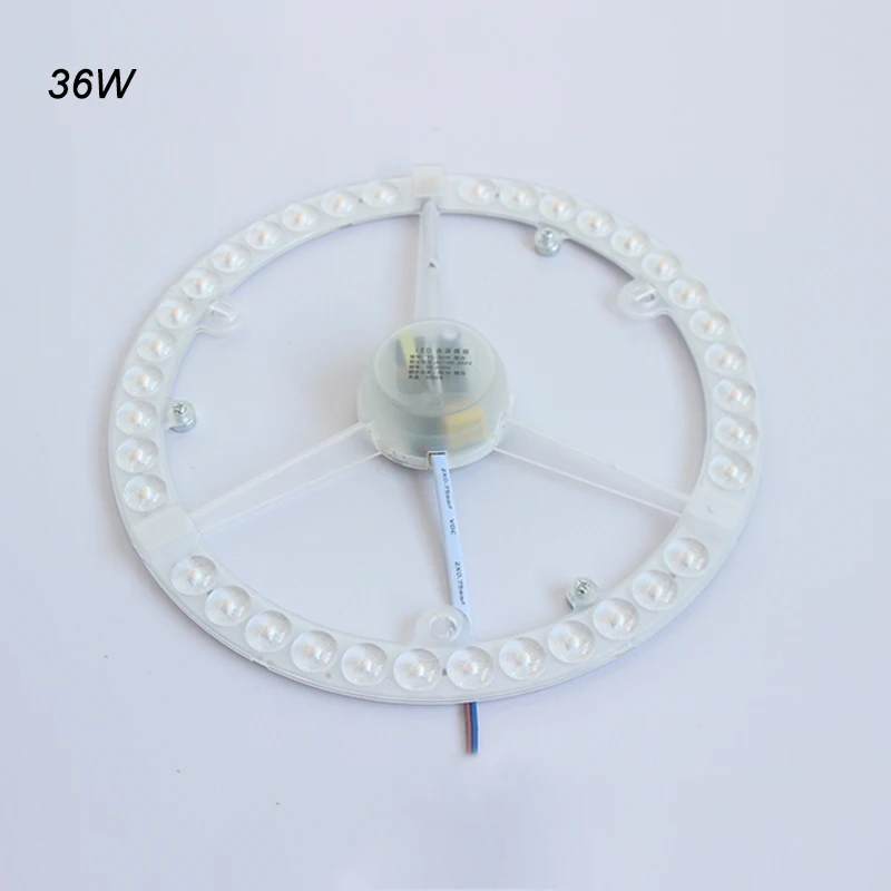 AC220V 12W18W24W36W светодиодный потолочный плата лампы с магнитом замены старых Винтаж 2D источник света для круглый потолочный светильник