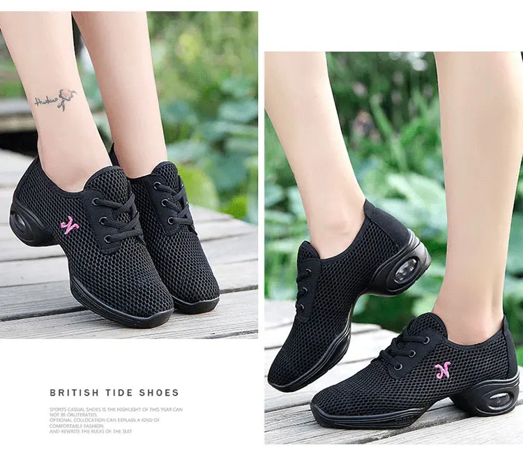 Женская обувь для джазовых танцев; спортивная обувь для девочек; женские Танцевальные Кроссовки; дышащая обувь для современных танцев; женская обувь; zapatos