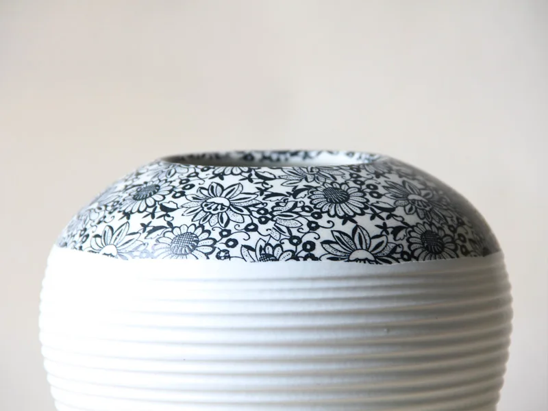 Керамическая фарфоровая Настольная Ваза коллекционный набор (3 шт.) с простым