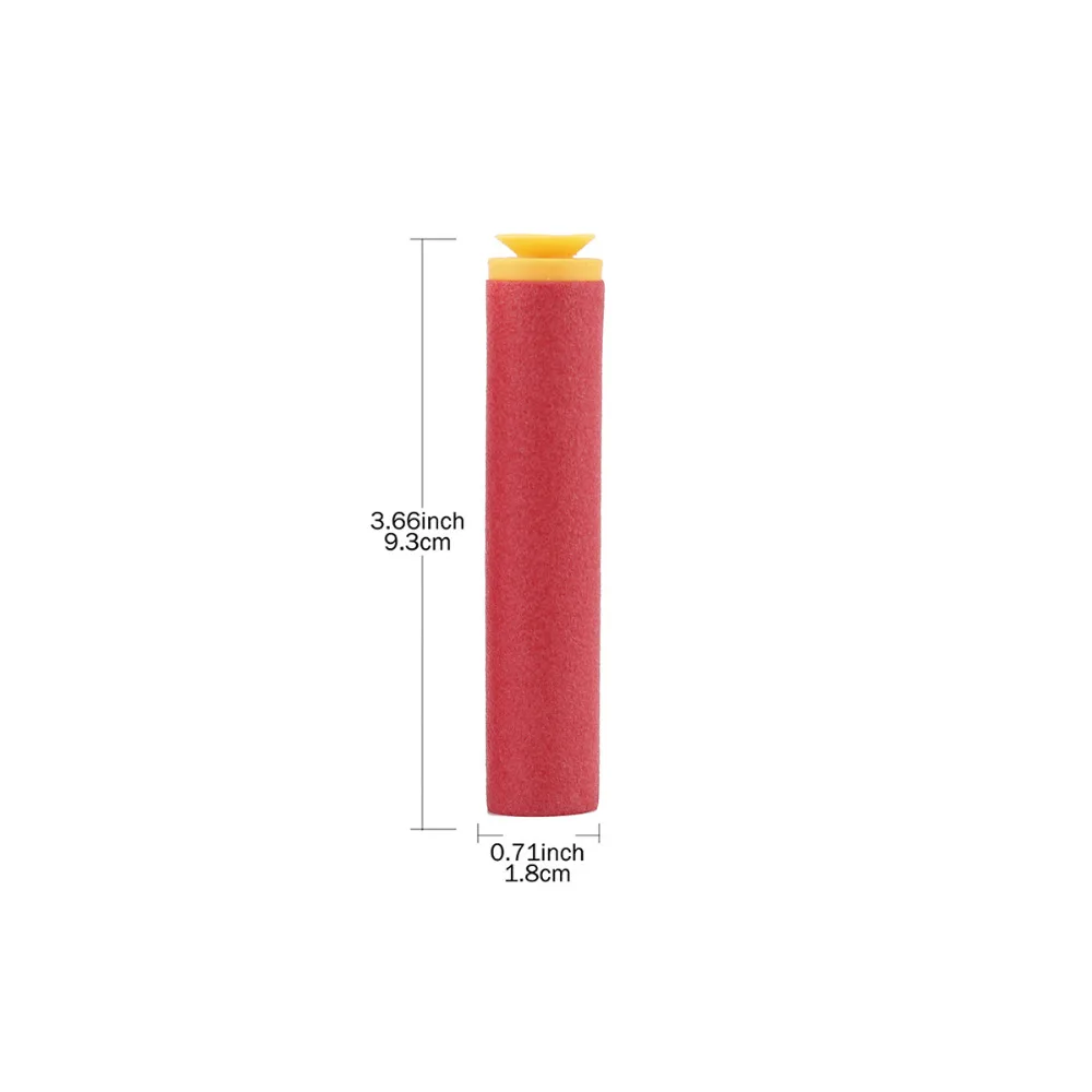 

6Pcs Red Sniper Rifle Sucked Type Soft Head Foam Bullets for Nerf Mega Kids Toy Gun Foam Refill Darts Bullets for children fun