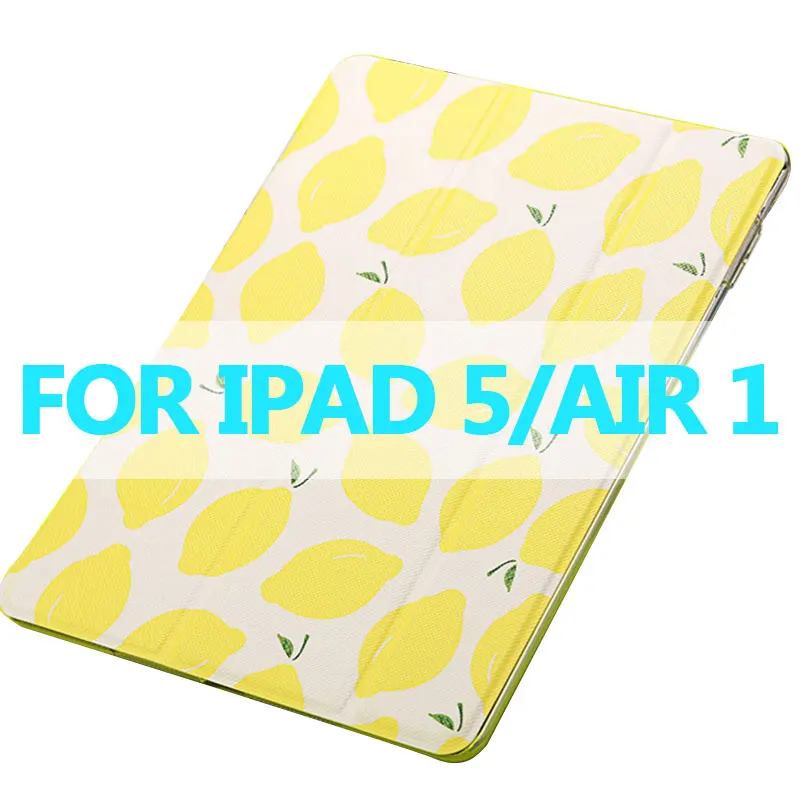Asometech для Ipad air 1 2 элегантный лимонный окрашенный Стенд защитный чехол для Ipad Mini 1 2 3 4 магнит противоударный чехол - Цвет: For ipad 5 air 1