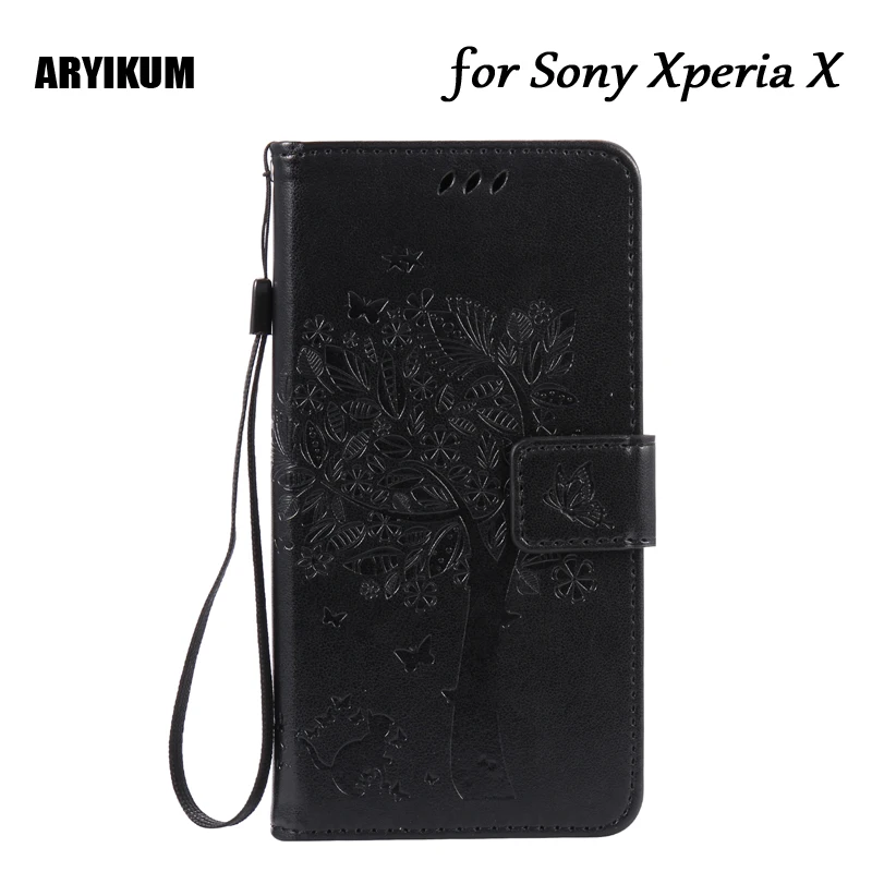 ARYIKUM чехол из искусственной кожи для Sony Xperia X Dual F5121 F5122 Роскошный чехол-бумажник с