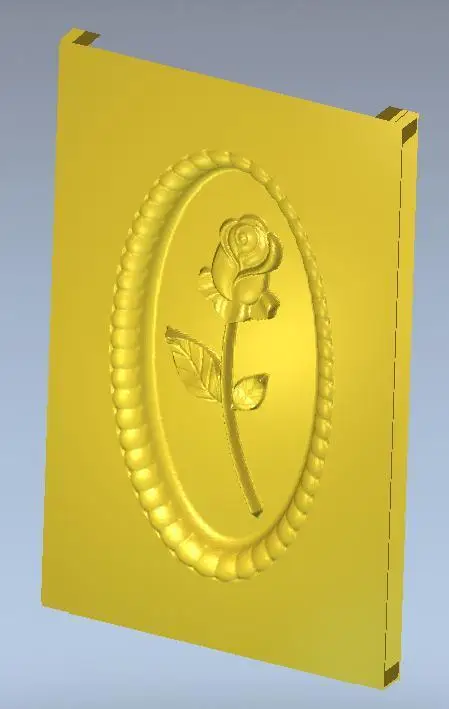 

3d модель, рельеф для ЧПУ в формате STL Rose_2