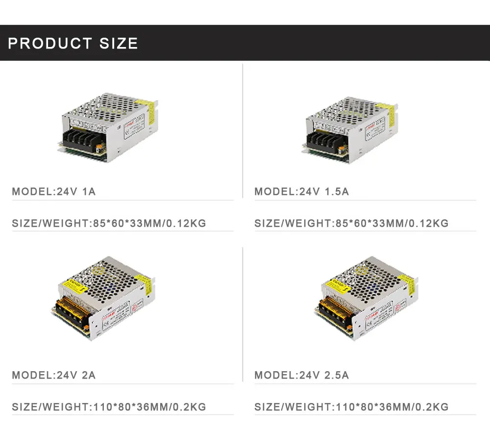 DC24V стрелочный индикатор Питание трансформатор 1A 2A 3A 5A 10A 15A 20A Драйвер адаптер