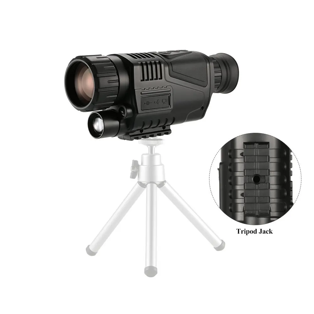 1 5 &quotЖК дисплей 5x40 инфракрасный ИК цифровой Ночное видение Монокуляр 200 метров с
