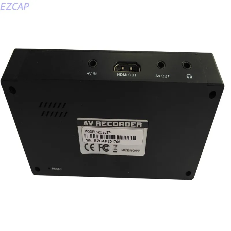 Av рекордер Видео Аудио карта захвата преобразование VHS/видеомагнитофон в