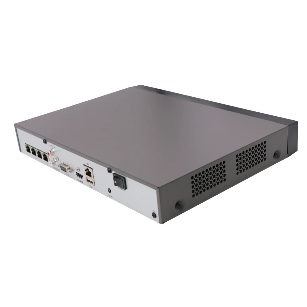 Hikvision-HiLook 4/8 CH PoE NVR H.265 4K 8MP HDMI/VGA ONVIF сетевой видеорегистратор ip-камера система видеонаблюдения NVR-104/108MH-C/4 P(8 P