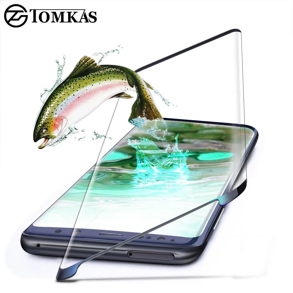 TOMKAS 5D Стекло для Samsung Galaxy S8 плюс 3D защитная пленка Экран протектор + протектор|glass