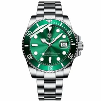 2019 new trend fashion wristwatch classical role watches two tone date luminous 40mm green dial mens watch