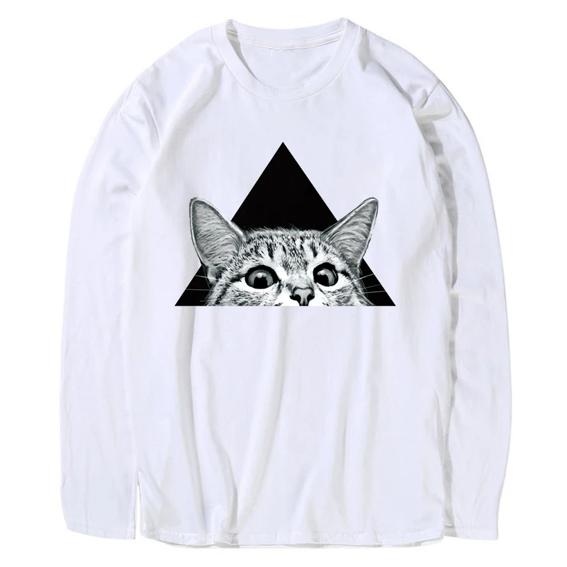 Funny Single Dag Letter T-shirt Men Hip Hop Streerwear Customized Cotton Soft Tshirt Tops Plus Size XXXL Long Sleeve Undershirt | Мужская