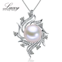 fashion freshwater pearl pendant jewelry women 925 silverwhite real natural pearl pendant fine jewelry mother birthday gifts