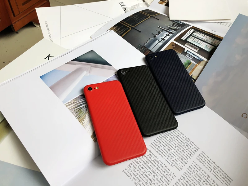 Мягкий ТПУ/углеродное волокно для мобильного телефона с узорами чехол iPhone 6 S 6S Plus