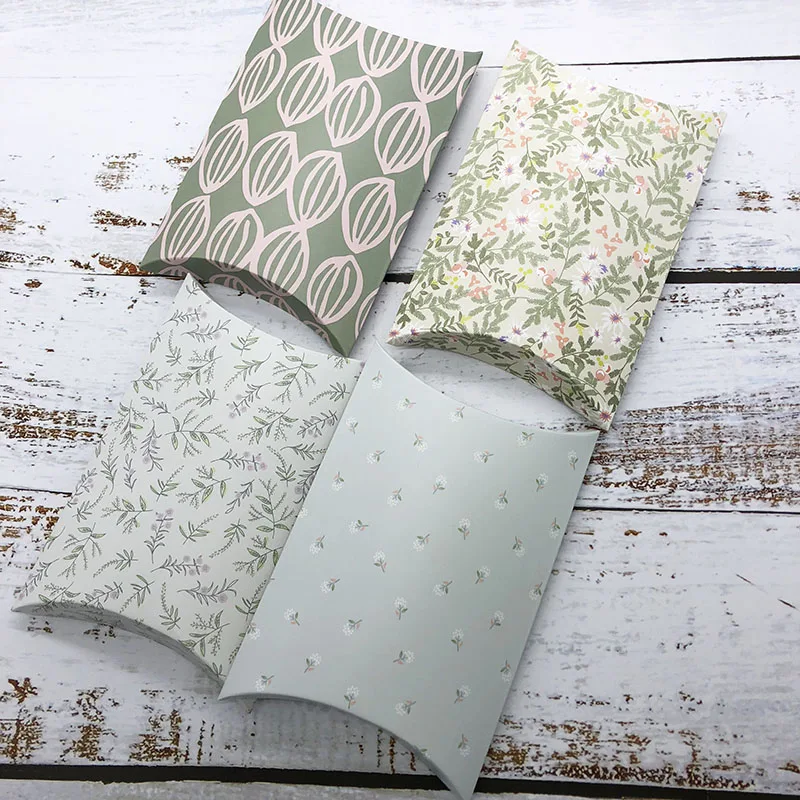 10 шт./Новое поступление Коробка для мыла в форме подушки коробка упаковки