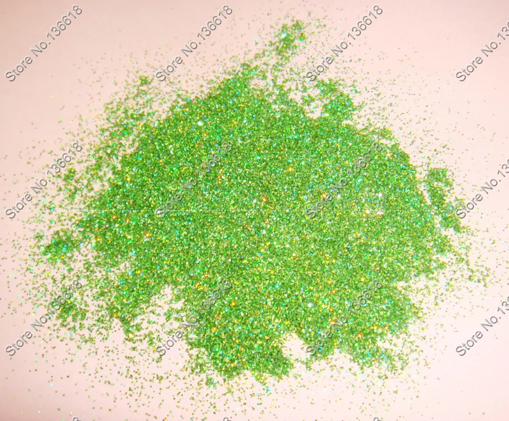 

50g/bag x 1/128"(0.2mm) Holographic Laser Light Green Color Shining Fine Nail Glitter Dust Powder for DIY Nail Art&Glitter Craft