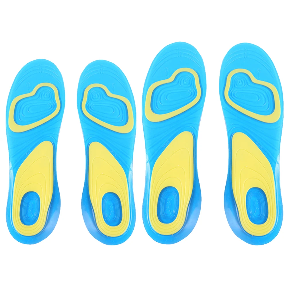 1 пара силиконовые противоскользящие мягкие спортивные стельки|massage shoes|care footcare for