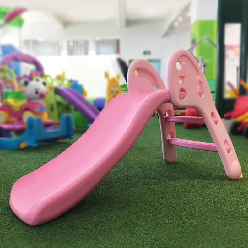 pink-4 Детские горки для дома, детские домашние игрушки для дня рождения с расширением, удлинением, утолщением и складыванием небольшой горки - Цвет: pink-4