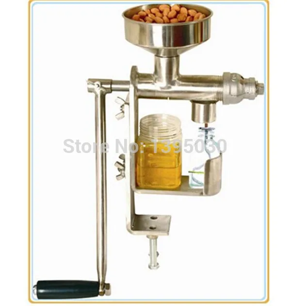 

1pc Manual Oil Press Peanut Nuts Seeds Oil Press/Expeller Oil Extractor Machine