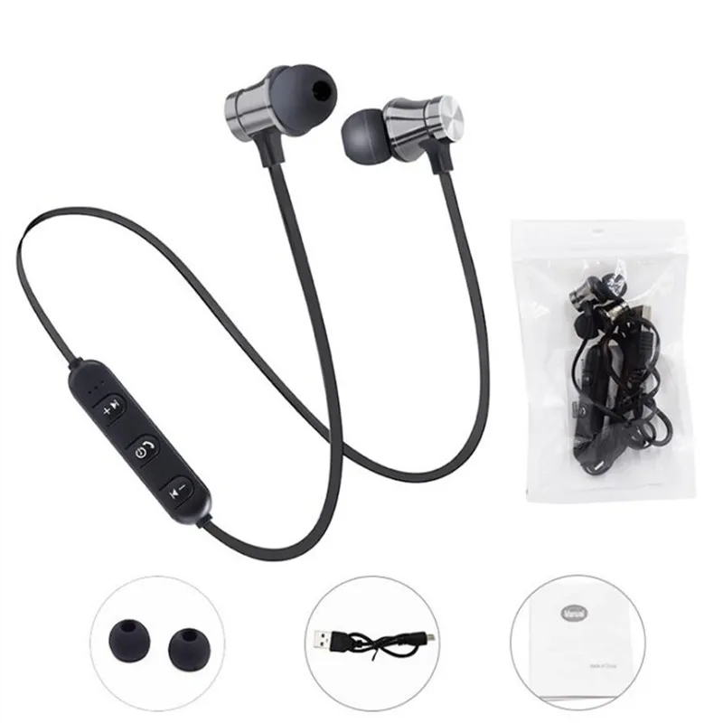 Black GutsyMan XT11 Bluetooth наушники беспроводные наушники для Xiaomi iPhone наушники стерео auriculares fone de ouvido с микрофоном - Цвет: Black