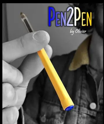 Pen2Pen от Оливье Мон (DVD и Gimmicks уличный волшебный трюк иллюзия Магия Крупным планом