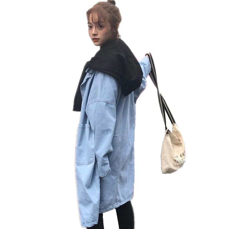 2017 Демисезонный Новый Для женщин джинсовая куртка Модные женские Джинсы для