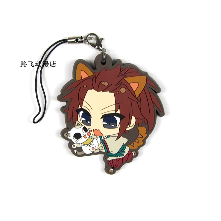 Экшн-фигурка Hakuouki Yukimura Jiziru Hijikata Toshizo Okita Souji Saitou Hajime резиновая модель брелка