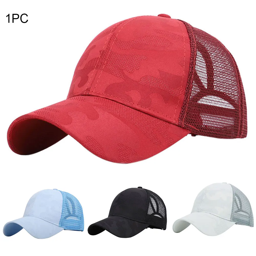 Для женщин хип хоп Snapback Ponytail модные сетчатые летние легкие для отдыха