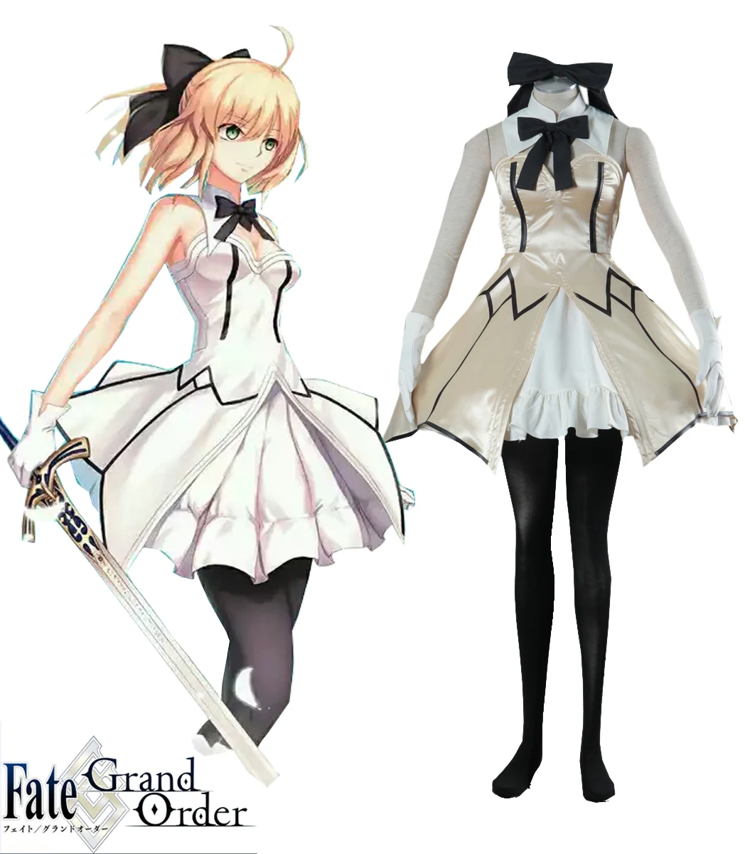 FGO сабля костюм Косплэй Fate Grand для платье Лили Индивидуальный заказ|Костюмы аниме|