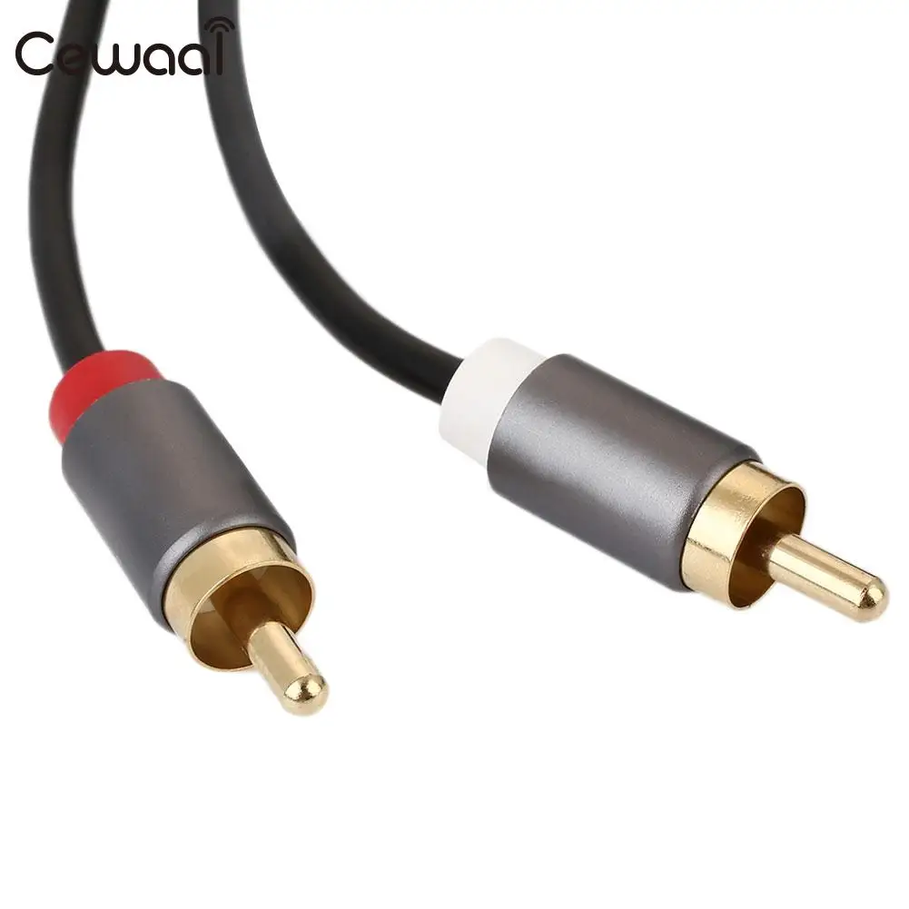 2 м AUX 3 5 мм аудио разъем штекер RCA М/М стерео кабель шнур провод|jack male|2 rca jackrca jack |